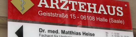 Ärztehaus in Halle an der Saale Empfang der Urologie in Halle Saale